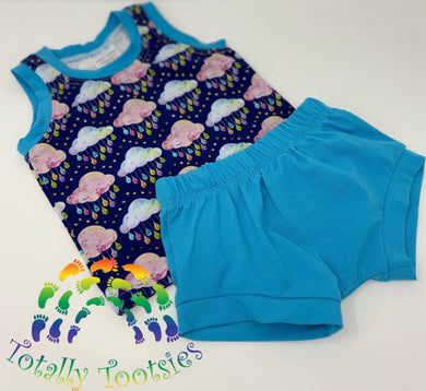 18-24 month tank top & shorts-Ready to ship