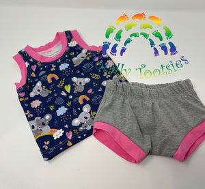 6-9 month tank top & shorts-Ready to ship