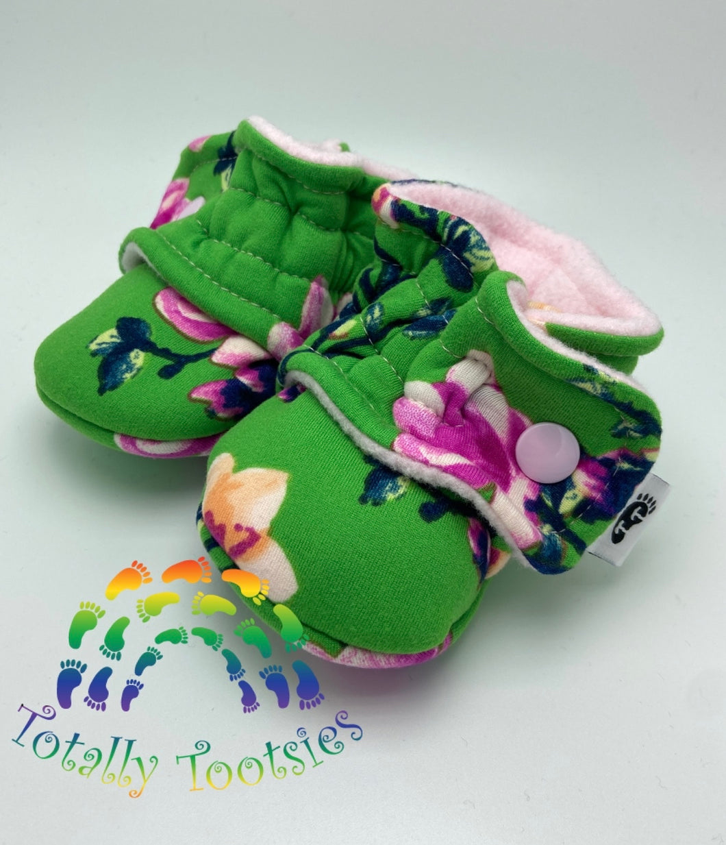 PreOrder Green Floral Tootsies