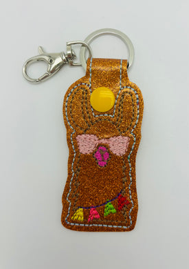Llama Head Keychain