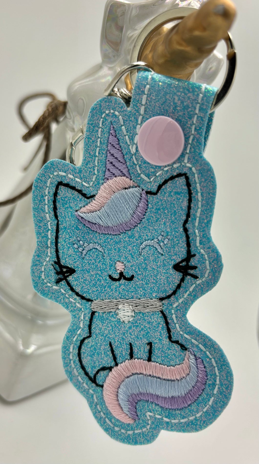 Kitty Unicorn Keychain