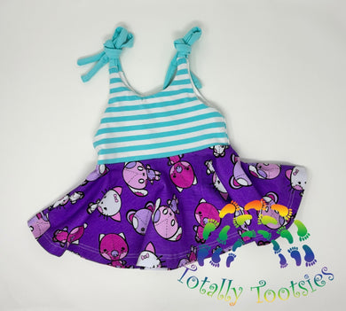 18-24m peplum-Ready to ship