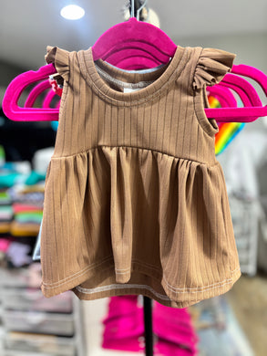 9-12m  peplum top-ready to ship