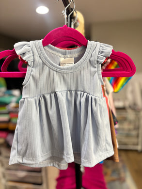 9-12m  peplum top-ready to ship