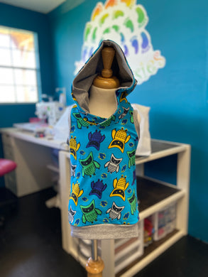 Ready to ship-4t tank top hoodie