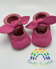 Leather Mary Jane Moccs-Made to order