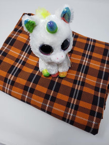 PreOrder Orange  Plaid Tootsies